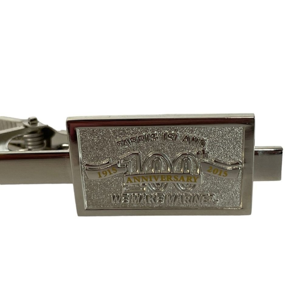 Parris Island 100th Anniversary We Make Marines Tie Tack Clip Lapel Pin